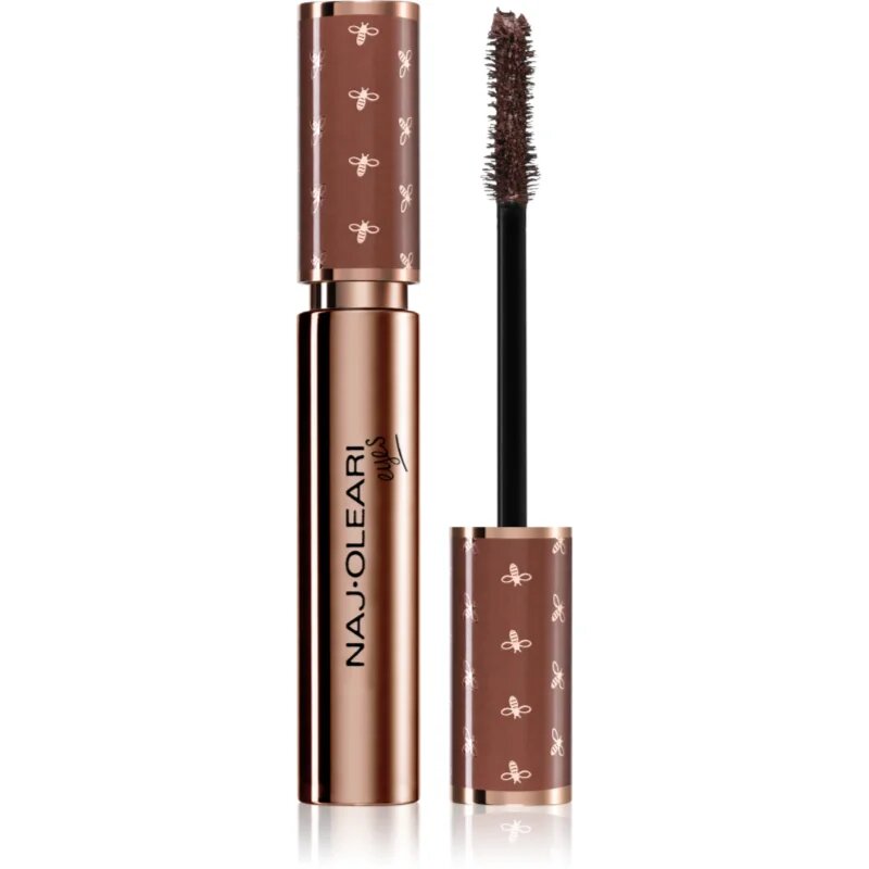 Naj Oleari Click on Me Extra Volume Mascara szempillaspirál a dús pillákért hölgyeknek 02 Chocolate Brown 12 ml