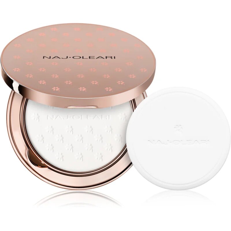 Naj Oleari No More Pore Mattifying Powder Átlátszó kompakt powder mattító hatással hölgyeknek 01 Clear 7 g