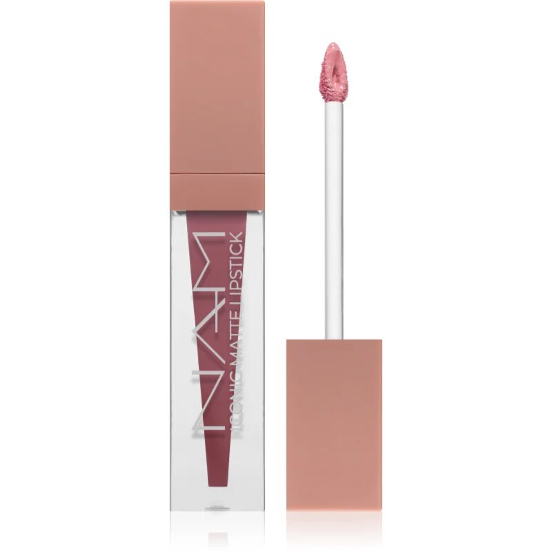 NAM Iconic Matte Lipstick hidratáló folyékony matt rúzs árnyalat 4 Soft Nude 3.5 ml