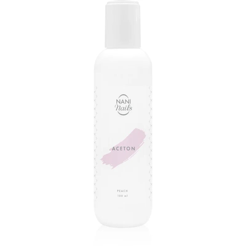 NaniNails NANI Peach tiszta aceton a gél lakk eltávolítására 100 ml