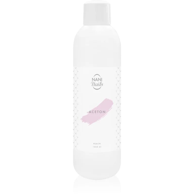 NaniNails NANI Peach tiszta aceton a gél lakk eltávolítására 1000 ml