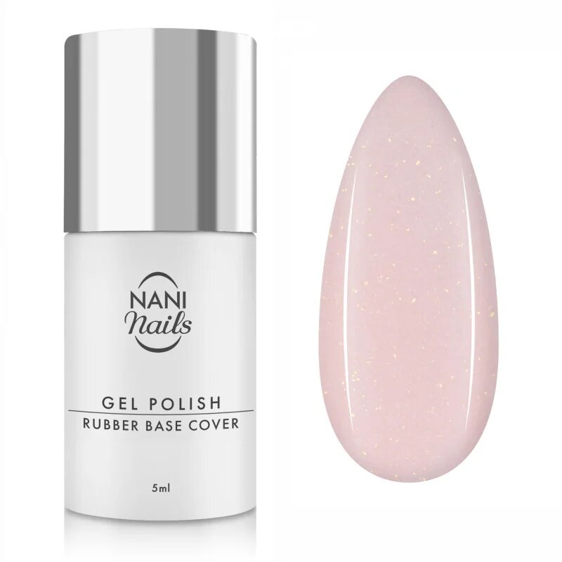 NaniNails NANI Rubber Base alaplakk árnyalat Glem Muse 5 ml