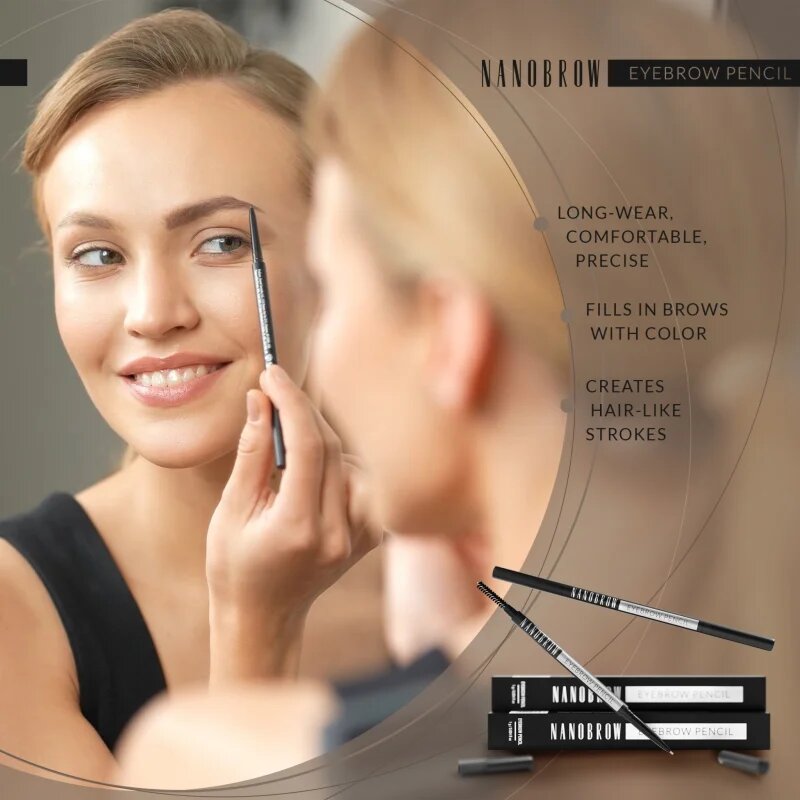 Nanobrow Eyebrow Pencil szemöldök ceruza árnyalat Dark Brown 1 g