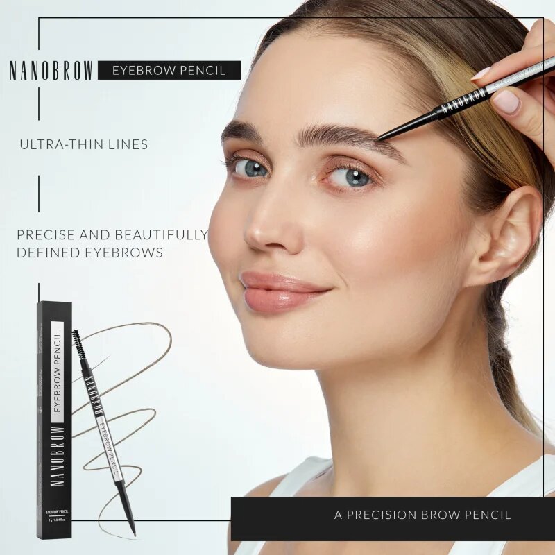 Nanobrow Eyebrow Pencil szemöldök ceruza árnyalat Dark Brown 1 g