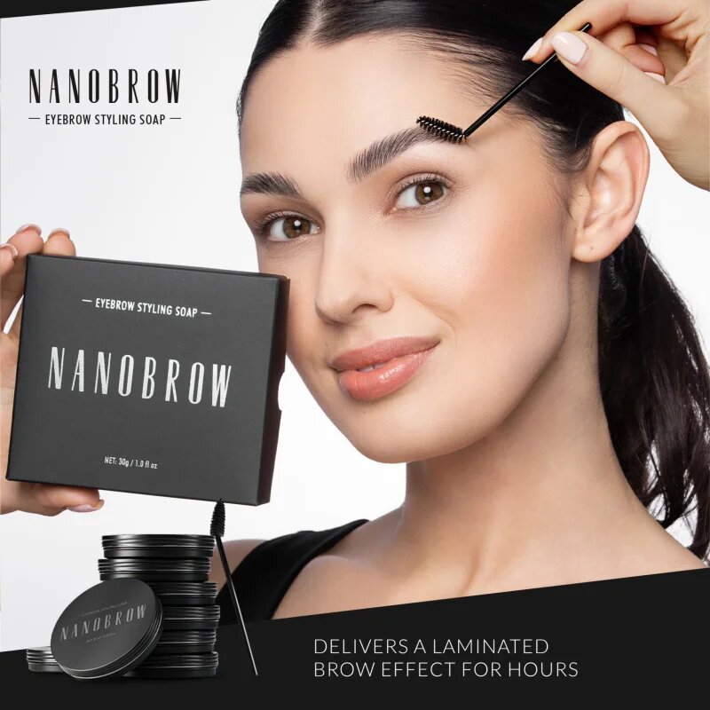 Nanobrow Eyebrow Styling Soap szemöldökformázó szappan szemöldökre 30 g