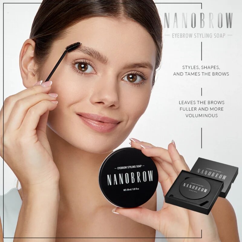 Nanobrow Eyebrow Styling Soap szemöldökformázó szappan szemöldökre 30 g