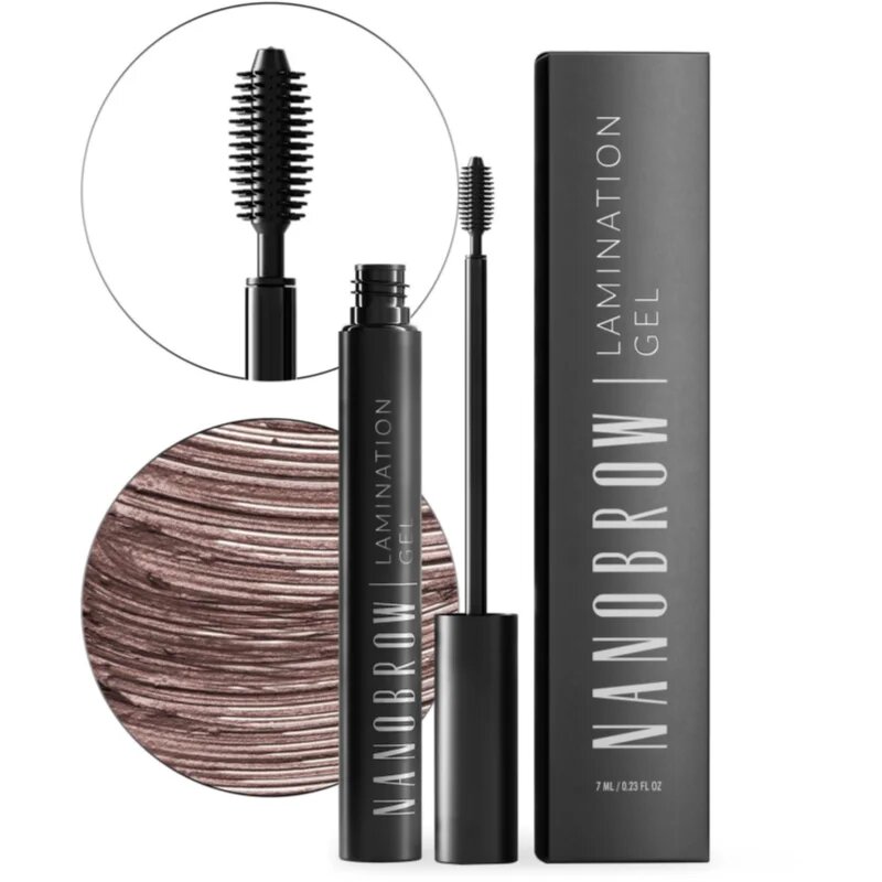 Nanobrow Lamination Gel szemöldökzselé árnyalat Brown 7 ml