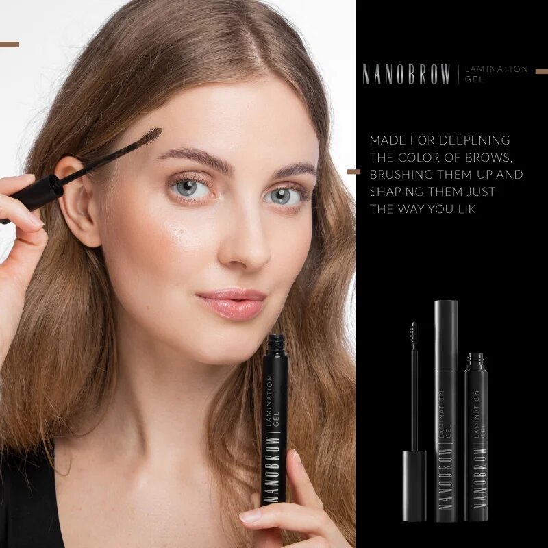 Nanobrow Lamination Gel szemöldökzselé árnyalat Brown 7 ml