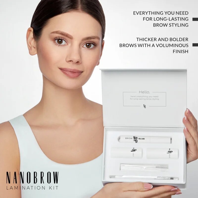 Nanobrow Lamination Kit Szemöldökformázó készlet