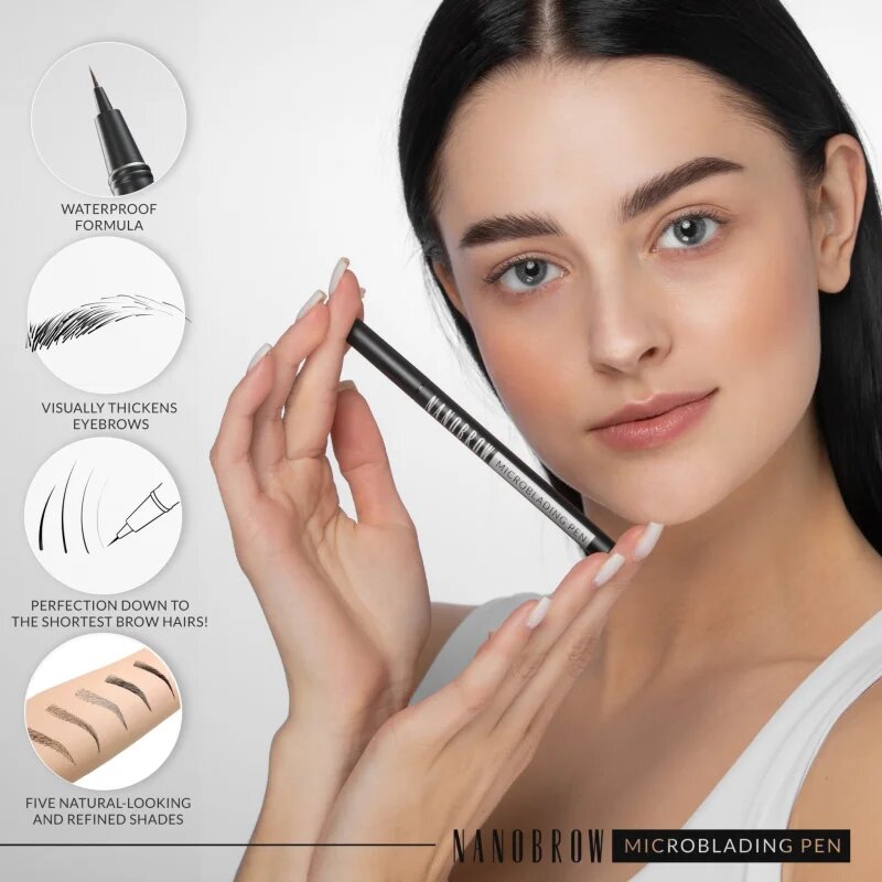 Nanobrow Microblading Pen Szemceruza szemöldökre árnyalat Espresso 1 ml