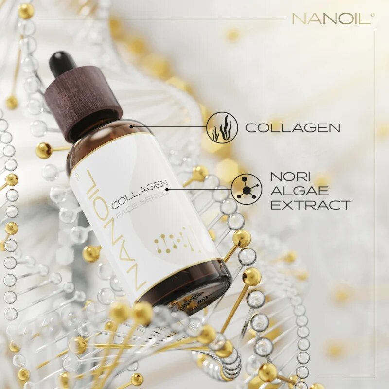 Nanoil Collagen kollagén szérum a ráncok ellen nori alga kivonatával 50 ml