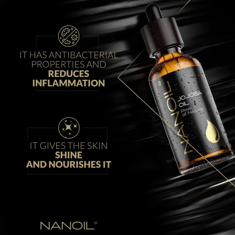 Nanoil Jojoba Oil jojobaolaj arcra testre és hajra 50 ml