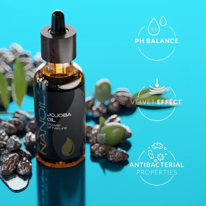 Nanoil Jojoba Oil jojobaolaj arcra testre és hajra 50 ml