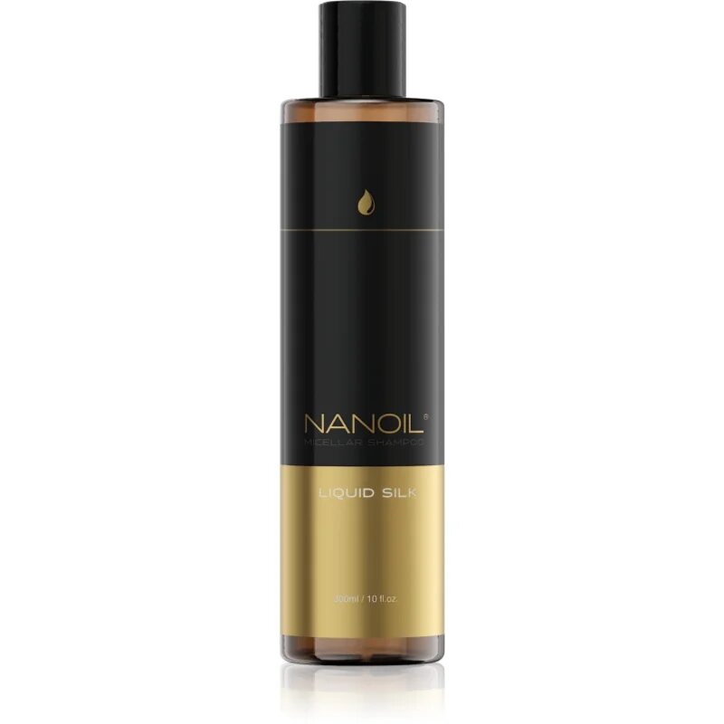 Nanoil Liquid Silk micellás sampon a fénylő és selymes hajért 300 ml