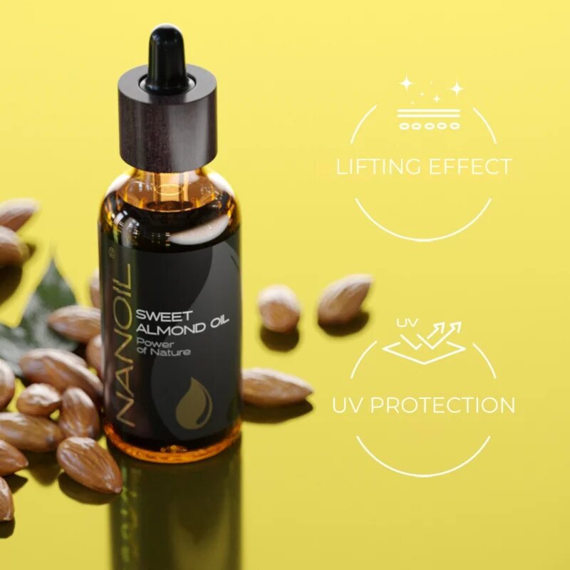 Nanoil Sweet Almond Oil mandulaolaj arcra testre és hajra 50 ml