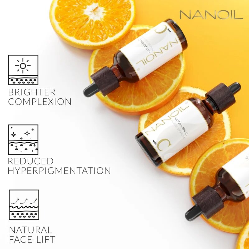 Nanoil Vitamin C fényesítő hatású arcszérum C vitamin 50 ml