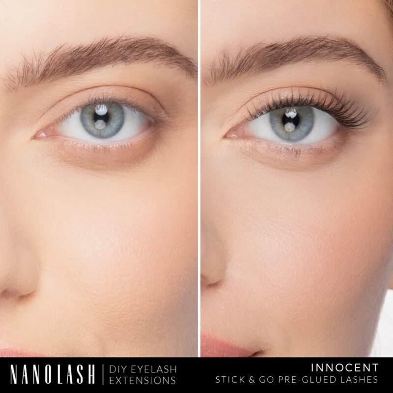 Nanolash DIY Eyelash Extensions szempilla-hosszabbító szett otthoni használatra Innocent 36 db