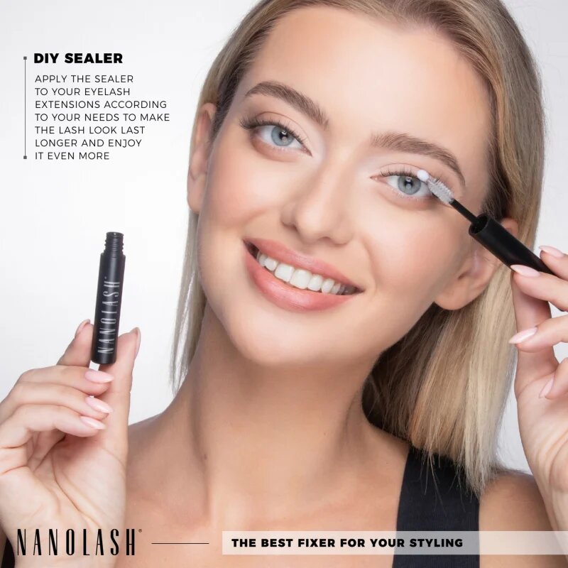 Nanolash DIY Sealer átlátszó fixáló gél szempilla-hosszabbításra 5 ml