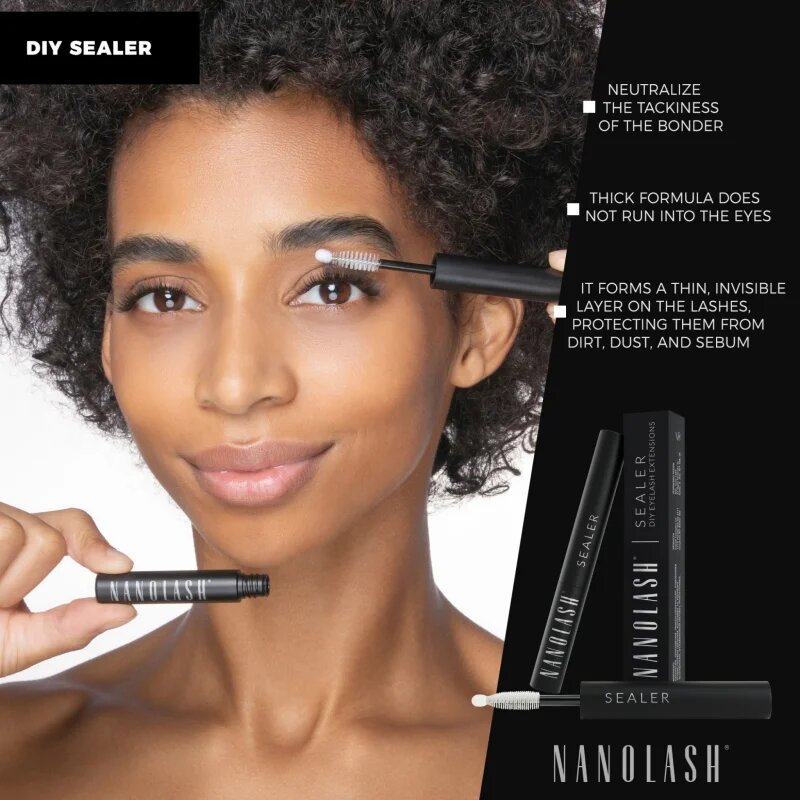 Nanolash DIY Sealer átlátszó fixáló gél szempilla-hosszabbításra 5 ml