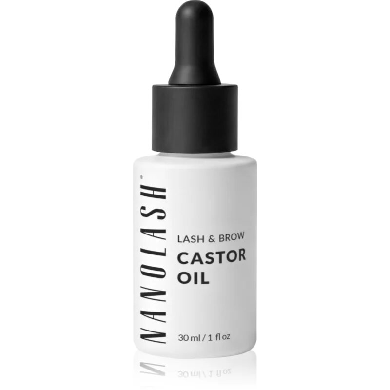Nanolash Lash & Brow Castor Oil hidegen sajtolt ricinus olaj Szempillákra és szemöldökre 30 ml