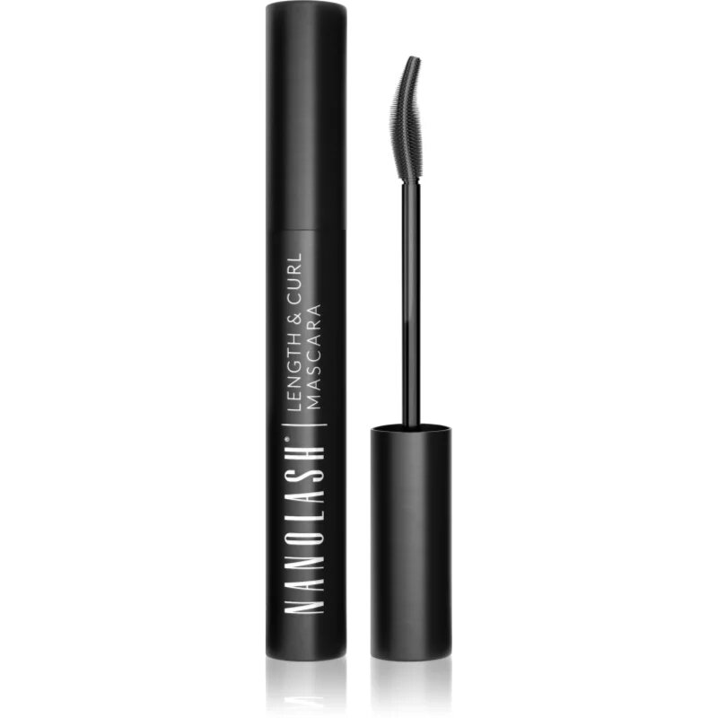 Nanolash Length&Curl Mascara hosszabbító göndörítő és dúsító szempillaspirál 10 ml