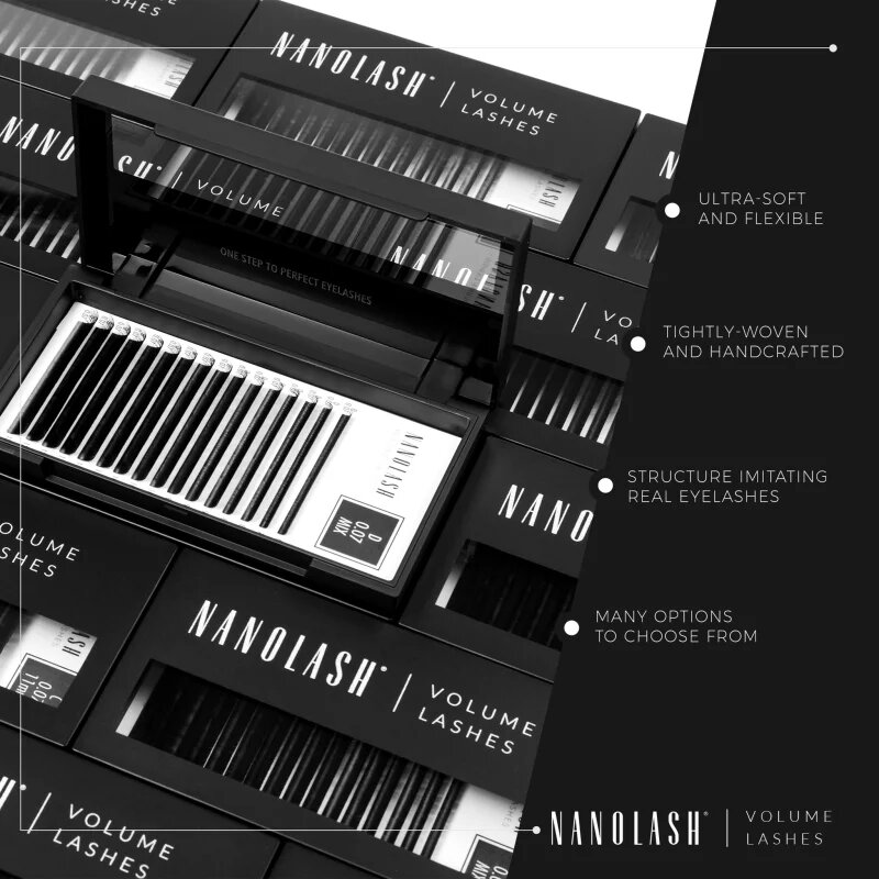 Nanolash Volume Lashes műszempillák 0.05 D 6-13mm 1 db