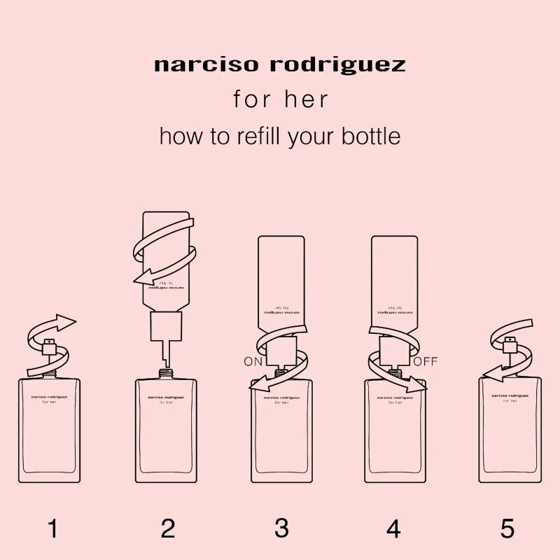 Narciso Rodriguez for her Eau de Toilette utántöltő hölgyeknek 150 ml