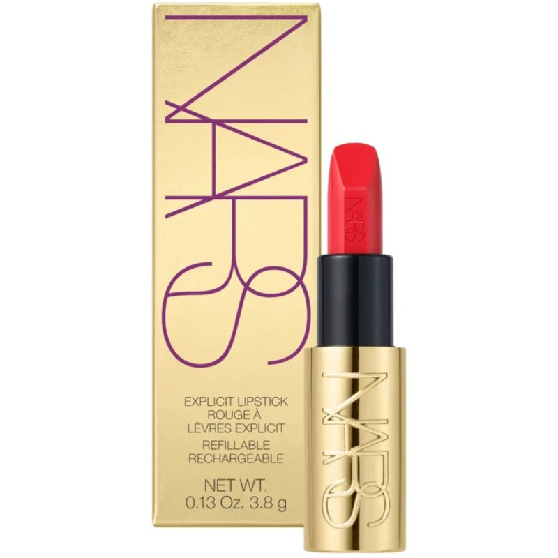 Nars Explicit Lipstick Ultimate Luxury selyem rúzs árnyalat UNAUTHORIZED 3.8 g
