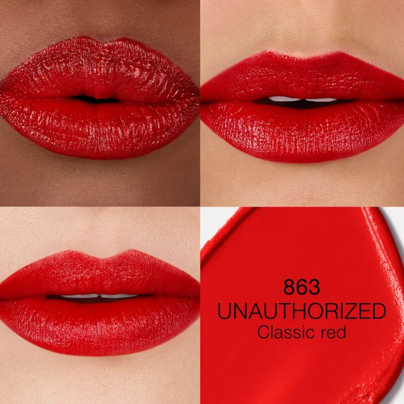 Nars Explicit Lipstick Ultimate Luxury selyem rúzs árnyalat UNAUTHORIZED 3.8 g