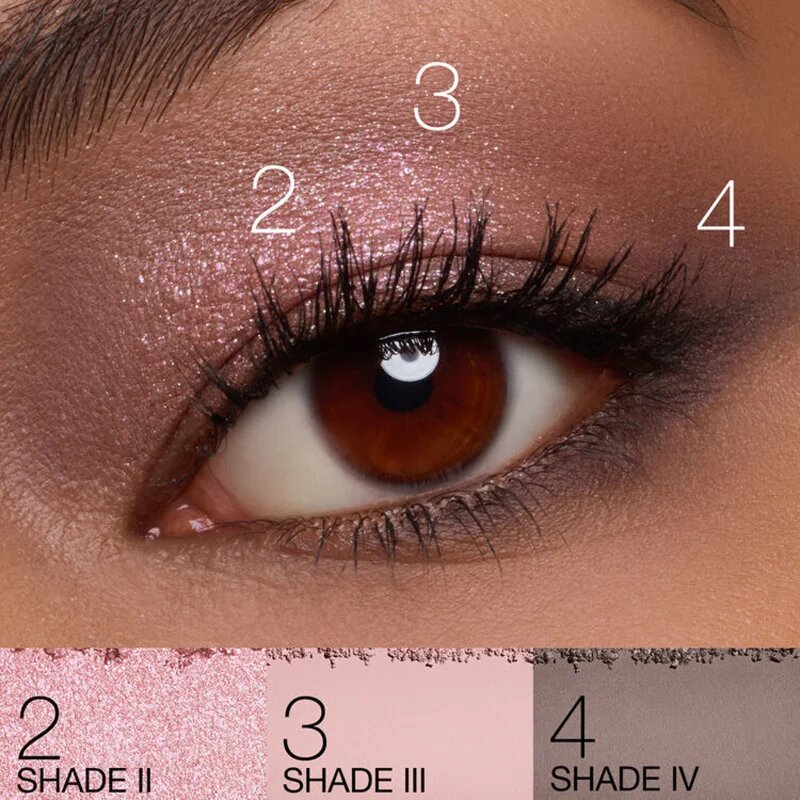 Nars Eyeshadow Quad Petal Play Collection szemhéjfesték paletta árnyalat BLOOM 4x1.1 g