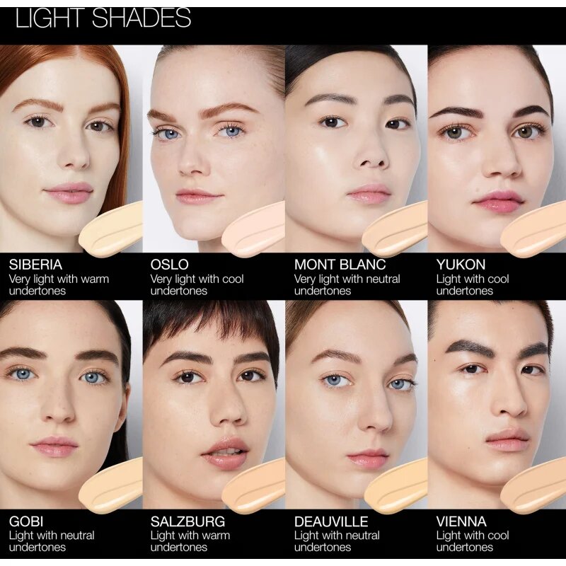 Nars Light Reflecting™ Foundation élénkítő make-up a természetes hatásért árnyalat MONT BLANC 30 ml