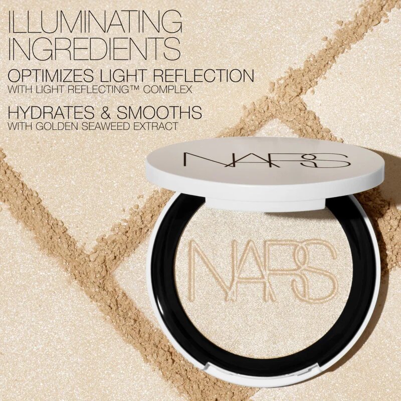 Nars Light Reflecting™ Powder Luminizer highlighter utántöltő árnyalat EROS 6 g