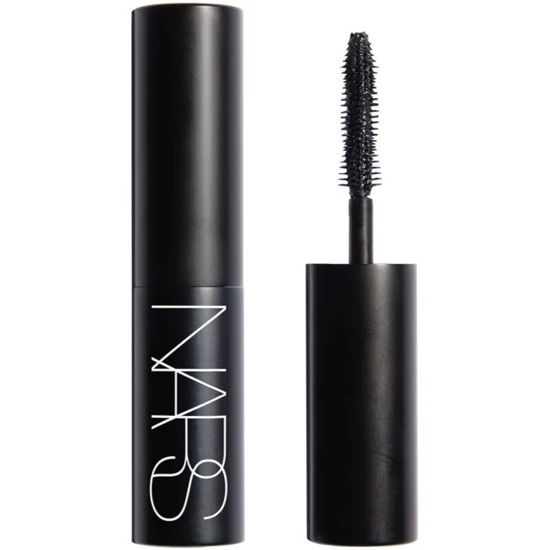 Nars Mini Notorious Mascara hosszabbító göndörítő és dúsító szempillaspirál árnyalat BLACK 4 g