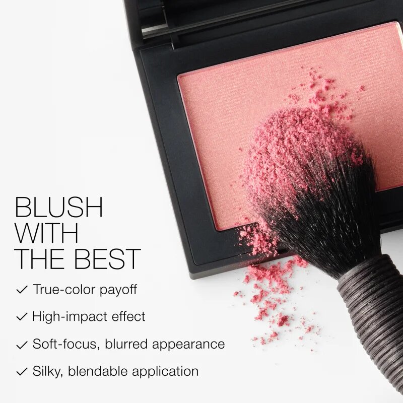 Nars Mini Powder Blush hosszantartó arcpír mini árnyalat ORGASM 2.5 g