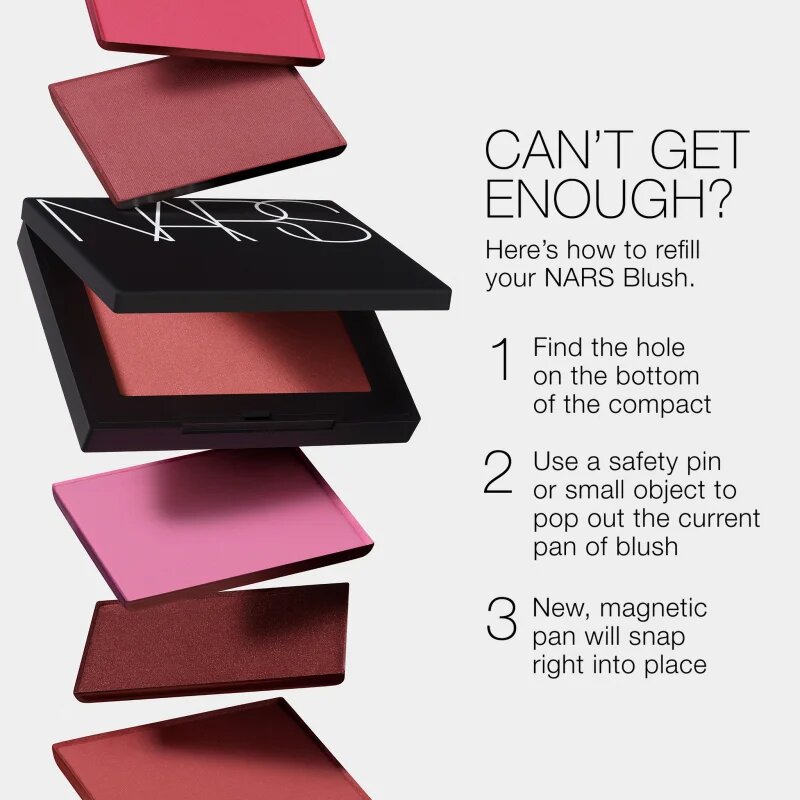 Nars Powder Blush hosszantartó arcpír árnyalat ORGASM EDGE 4.8 g
