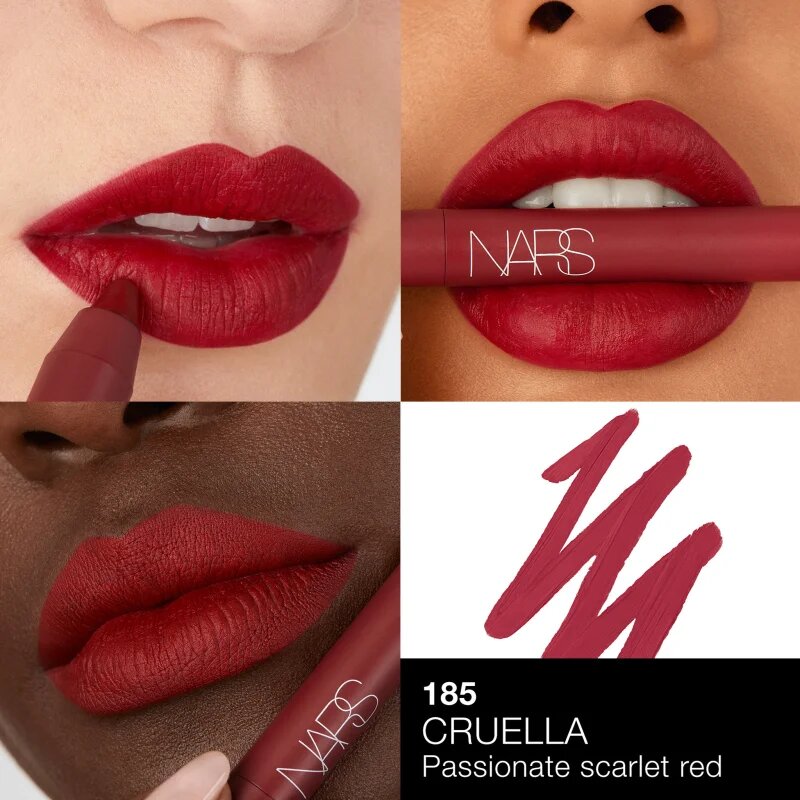 Nars POWERMATTE HIGH-INTENSITY LIP PENCIL tartós szájceruza matt hatással árnyalat CRUELLA 24 g