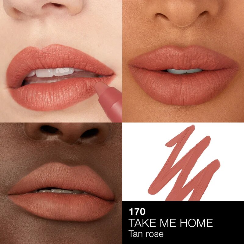 Nars POWERMATTE HIGH-INTENSITY LIP PENCIL tartós szájceruza matt hatással árnyalat TAKE ME HOME 24 g