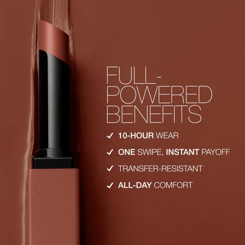 Nars Powermatte Lipstick Ultra matt hosszantrató rúzs árnyalat NO SATISFACTION 15 g