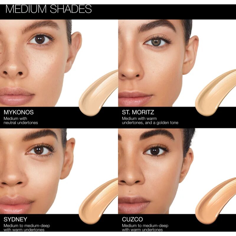 Nars Pure Radiant Tinted Moisturizer hidratáló krém tonizáló SPF 30 árnyalat ST. MORITZ 50 ml
