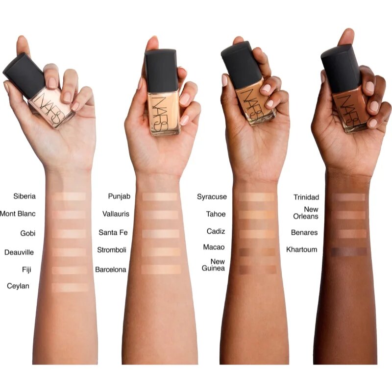 Nars Sheer Glow Foundation hidratáló alapozó árnyalat MONT BLANC 30 ml
