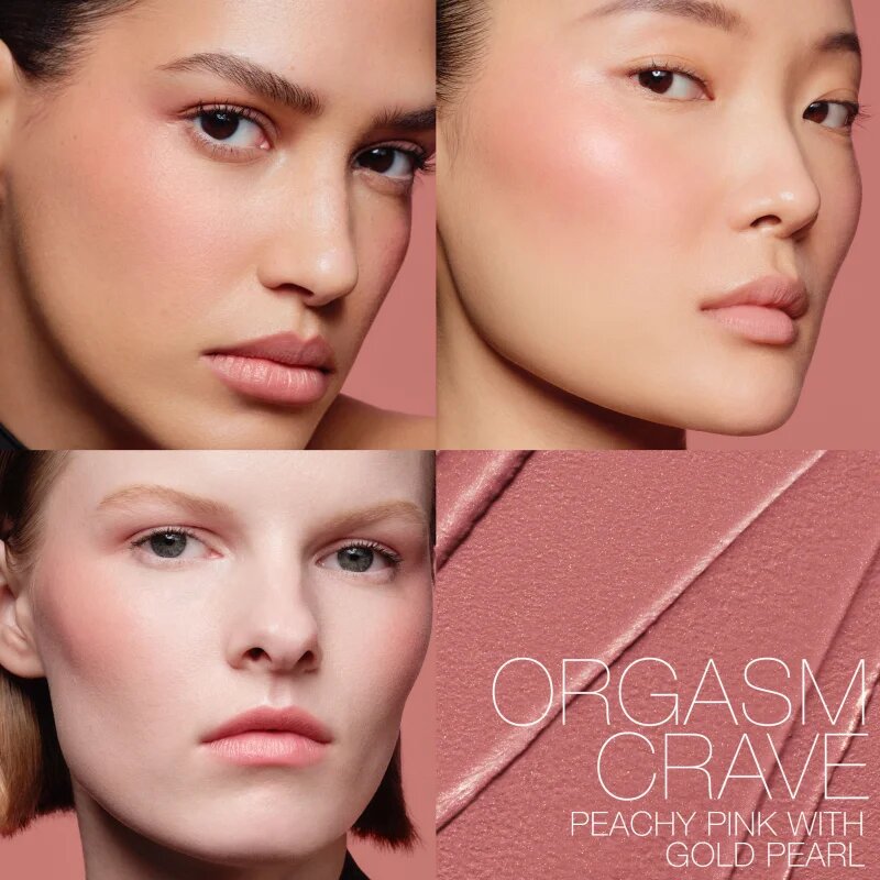 Nars The Multiple multifunkcionális smink a szemre az ajkakra és az arcra árnyalat ORGASM CRAVE 8 g
