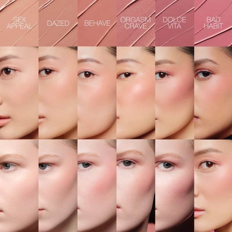 Nars The Multiple multifunkcionális smink a szemre az ajkakra és az arcra árnyalat ORGASM CRAVE 8 g