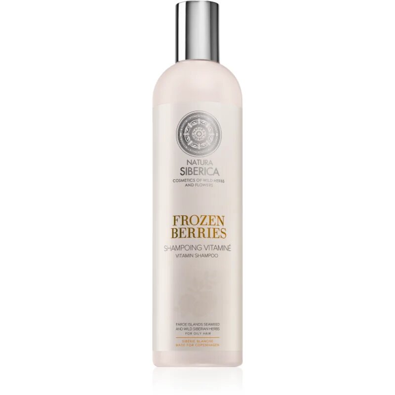 Natura Siberica Copenhagen Frozen Berries sampon vitaminnal zsíros hajra 400 ml