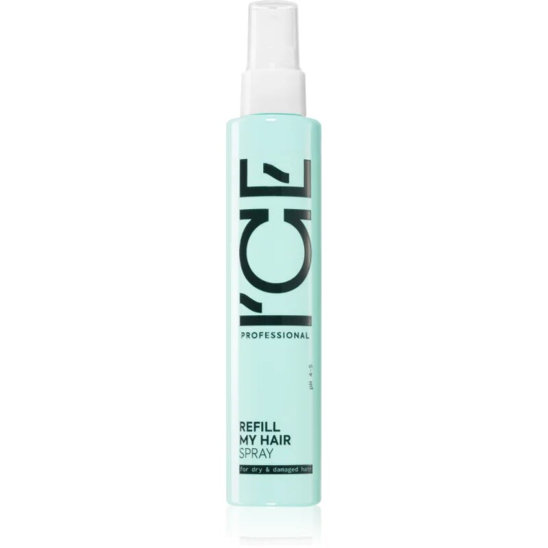 Natura Siberica ICE Professional Refill My Hair öblítést nem igénylő hidratáló ápolás spray -ben 100 ml