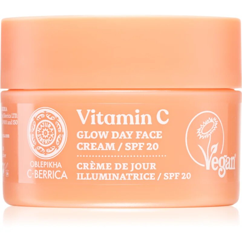 Natura Siberica Oblepikha C-Berrica élénkítő nappali krém SPF 20 50 ml