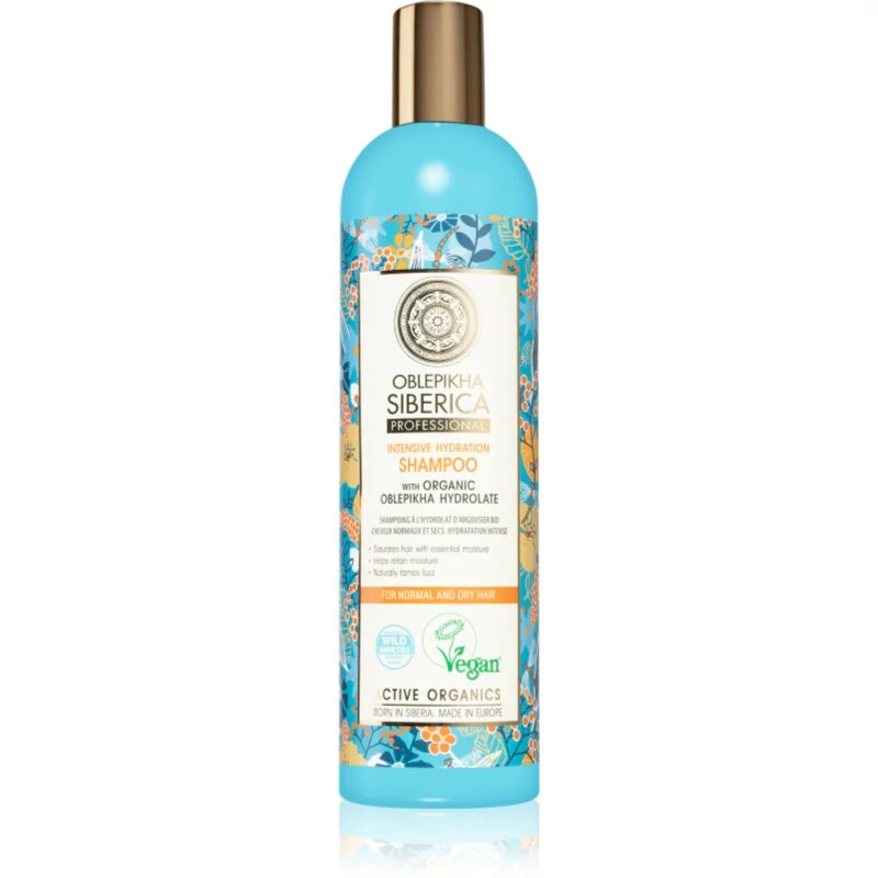 Natura Siberica Oblepikha (Sea-Buckthorn) hidratáló sampon normál és száraz hajra 400 ml