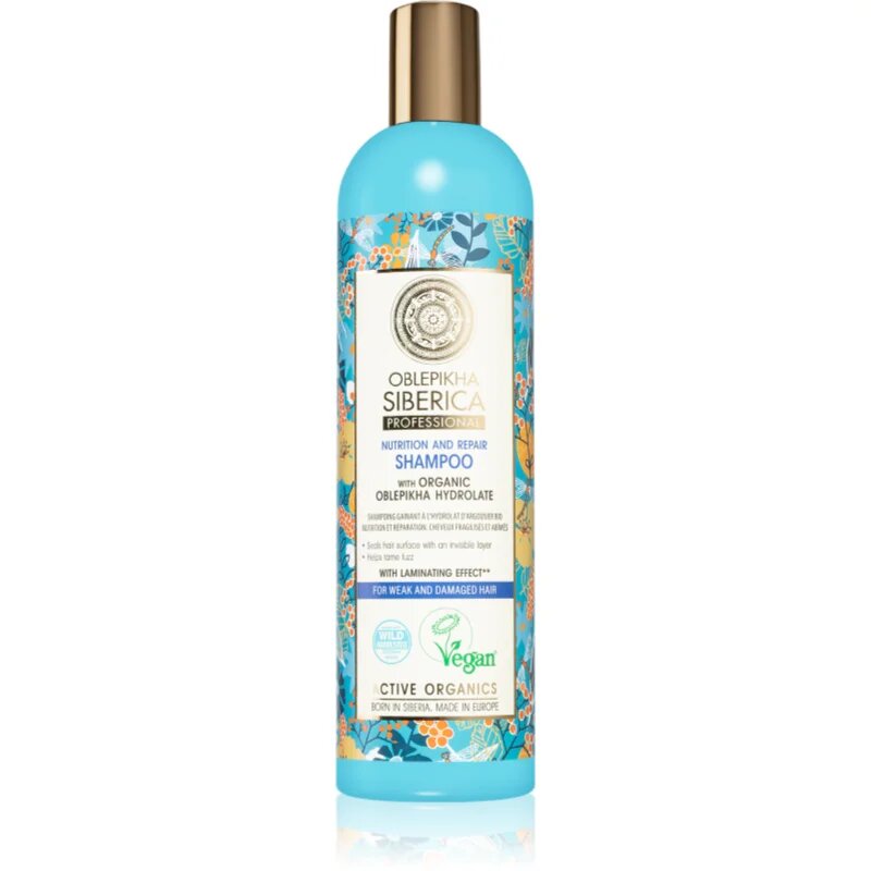 Natura Siberica Oblepikha (Sea-Buckthorn) sampon a gyenge és sérült hajra 400 ml