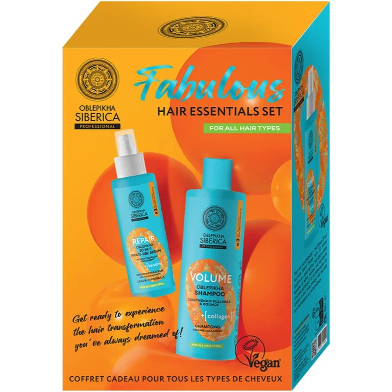 Natura Siberica Oblepikha Siberica Fabulous Hair Essentials Set ajándékszett hajra