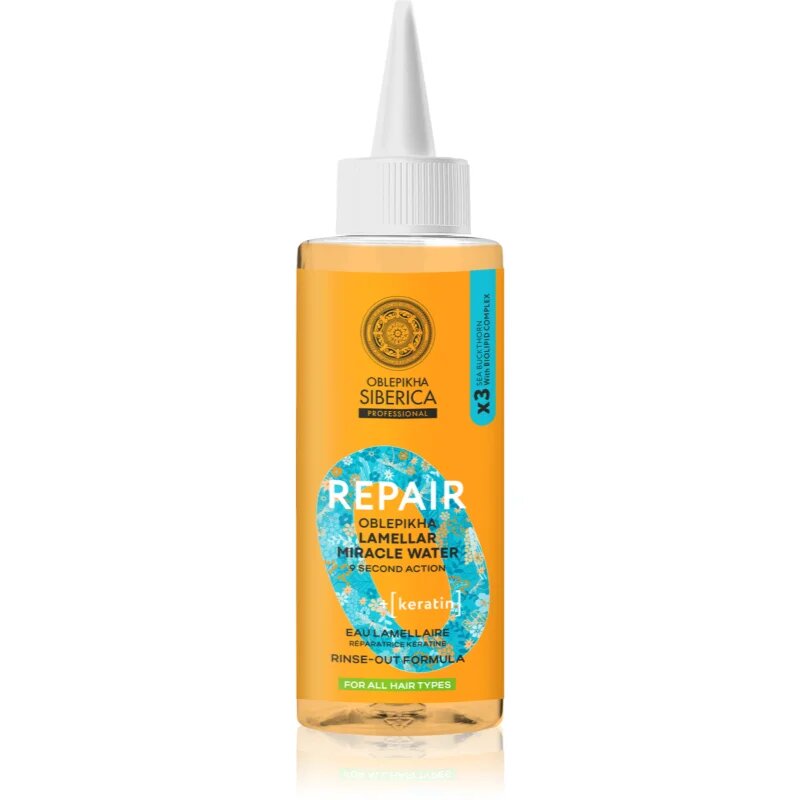 Natura Siberica Oblepikha Siberica Repair micellás víz az erős és fénylő hajért 200 ml