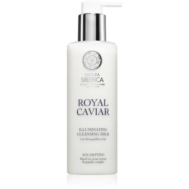 Natura Siberica Royal Caviar ragyoggást biztosító tisztító tej kaviárral 200 ml